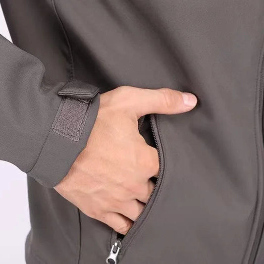 ThermaRidge – Veste Randonnée Homme Hiver Softshell & Polaire Imperméable