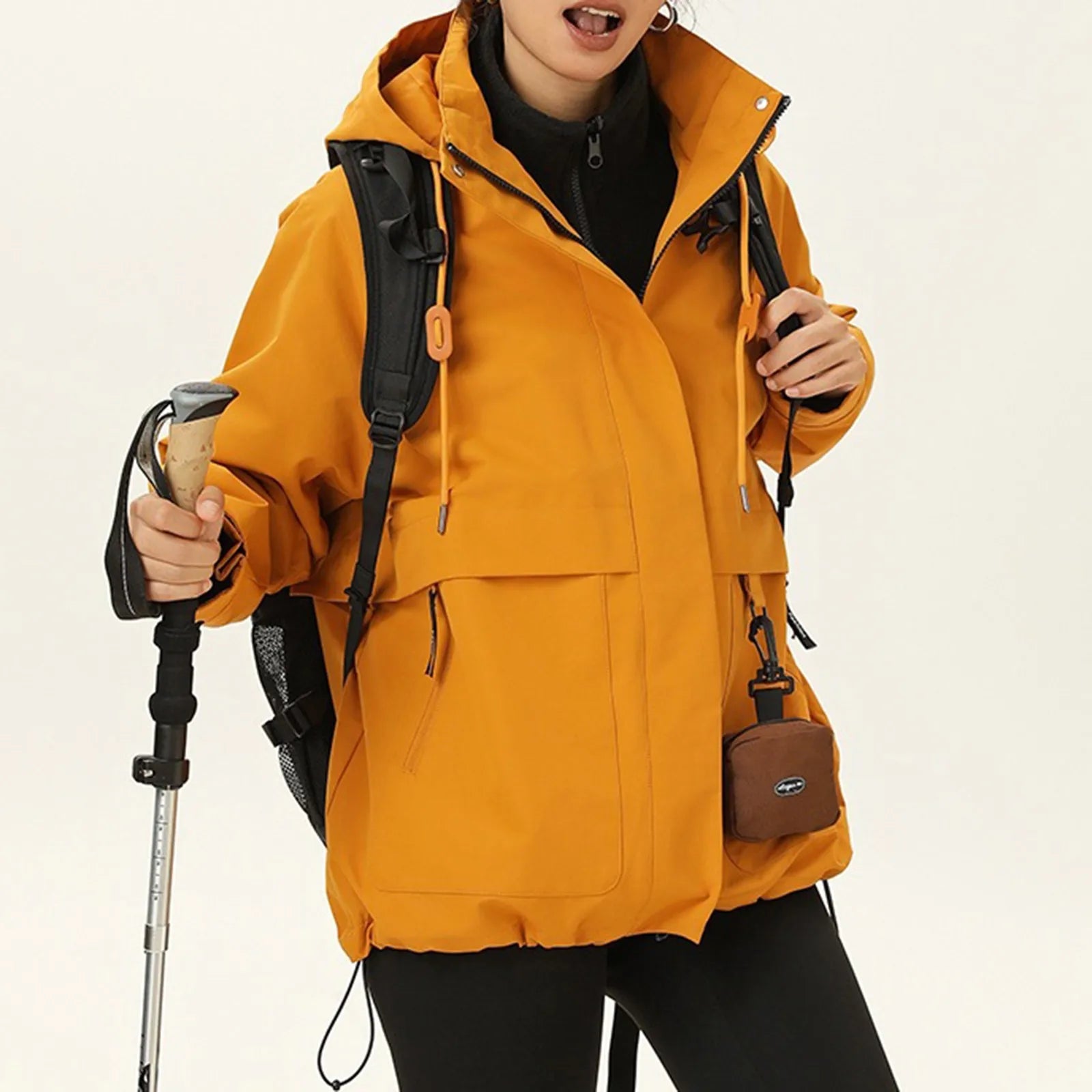 BreezeShell – Veste Randonnée Femme Imperméable & Coupe-Vent | Style Casual Outdoor