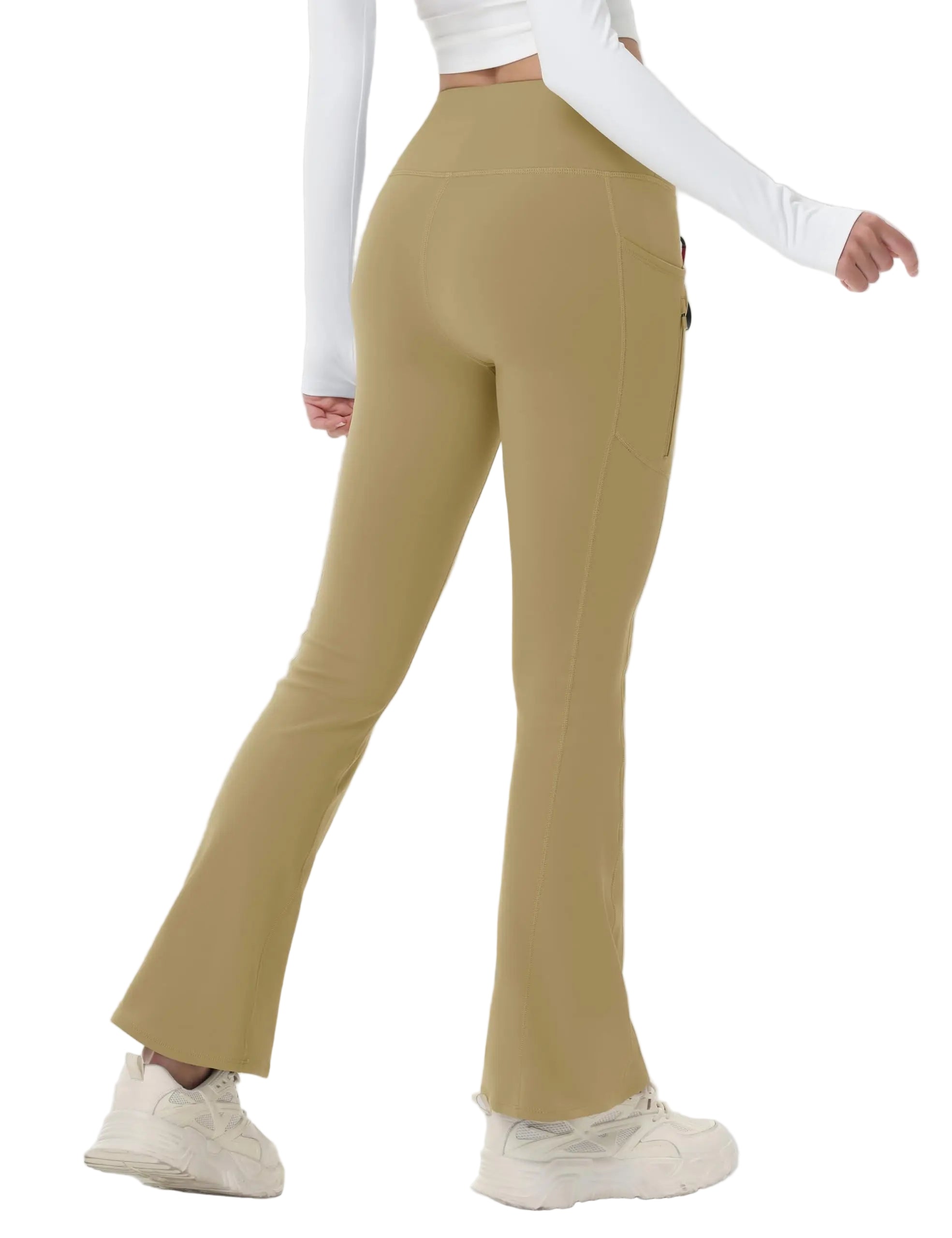 Glowy Pants – Legging Randonnée Femme Hiver Taille Haute, Doublé Polaire & Élégance