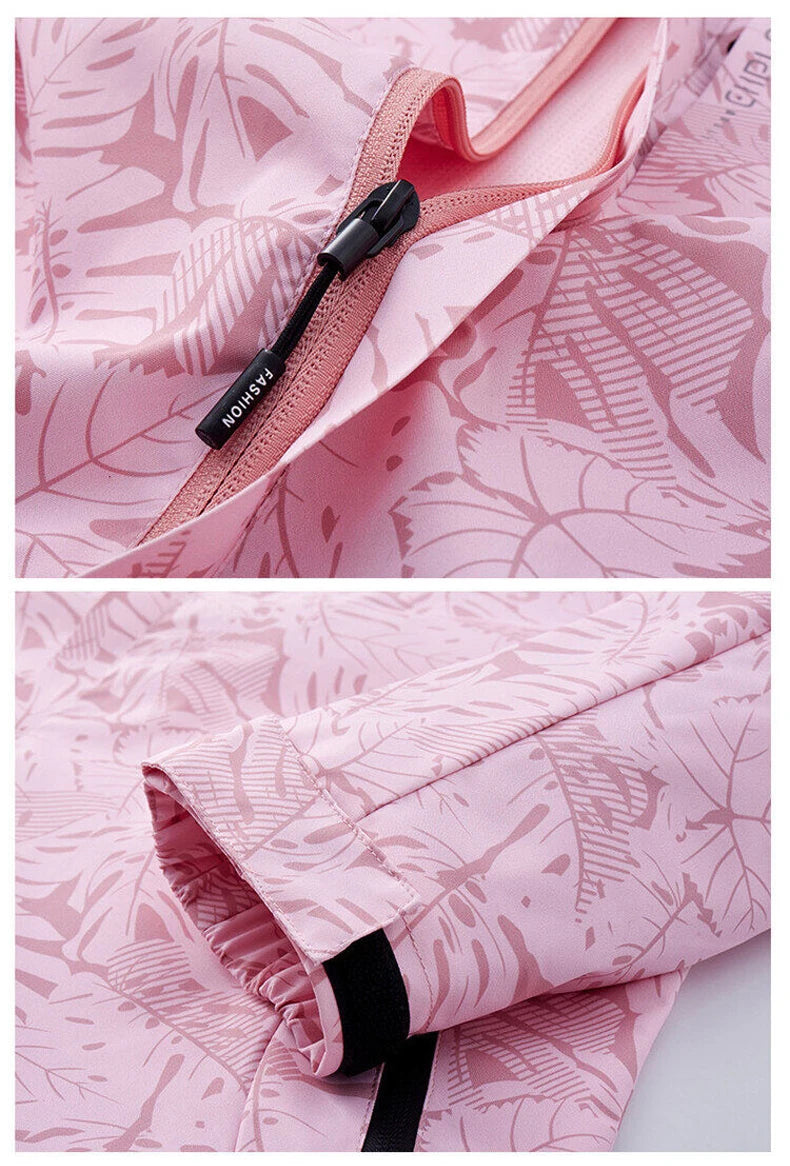 EverLeaf – Veste Randonnée Femme Imperméable à Capuche Amovible | Élégance Naturelle & Protection Outdoor