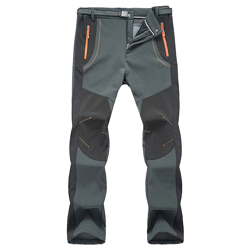 SnowPeak - Pantalon Randonnée Hiver Homme Imperméable & Doublé Polaire
