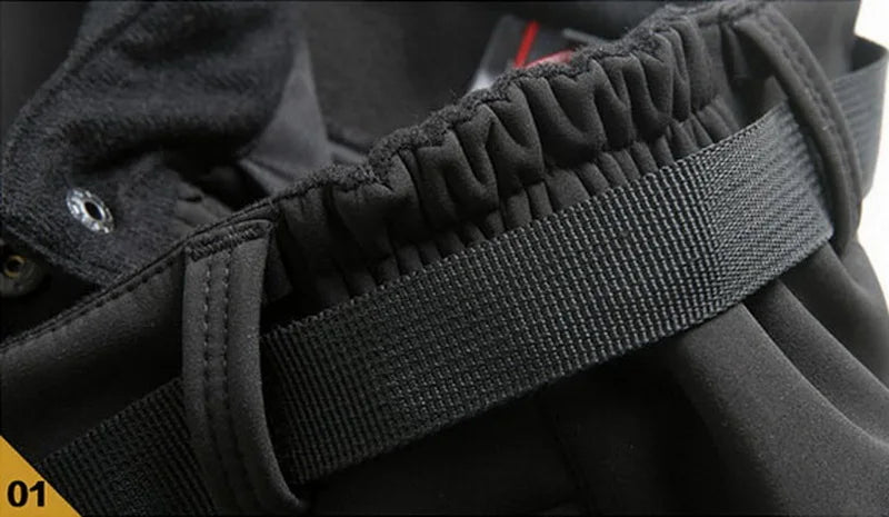 Mazrout - Pantalon Randonnée Homme Chaud Softshell Doublé polaire, Imperméable & Cargo pour l’hiver