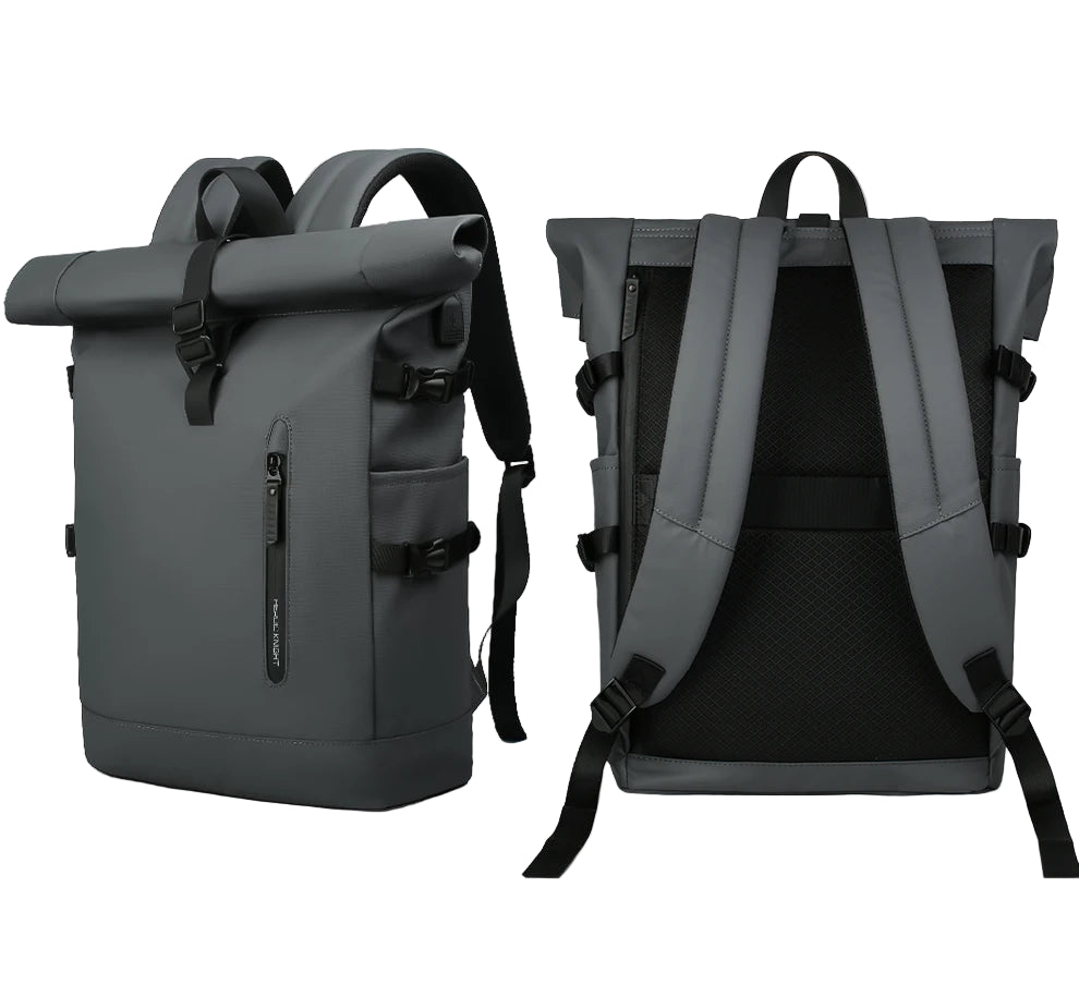 AltaRidge 25 – Sac de Randonnée Étanche & Minimaliste avec Compartiment Sécurisé pour PC/Tablette et Design Rolltop Antichoc