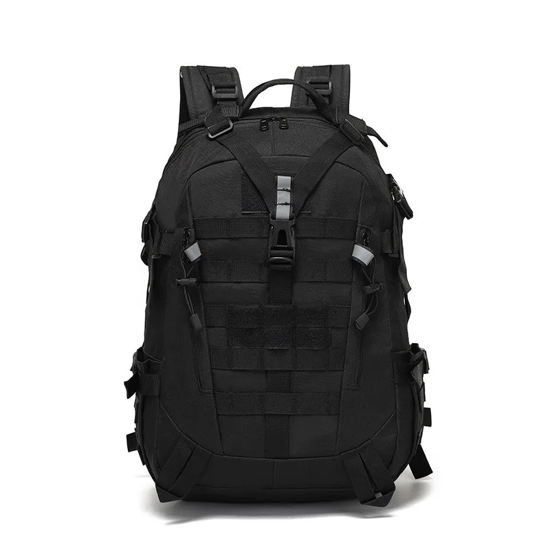 TrailGuard 40 – Sac de Randonnée 40L Résistant avec Attaches MOLLE & Bande Réfléchissante