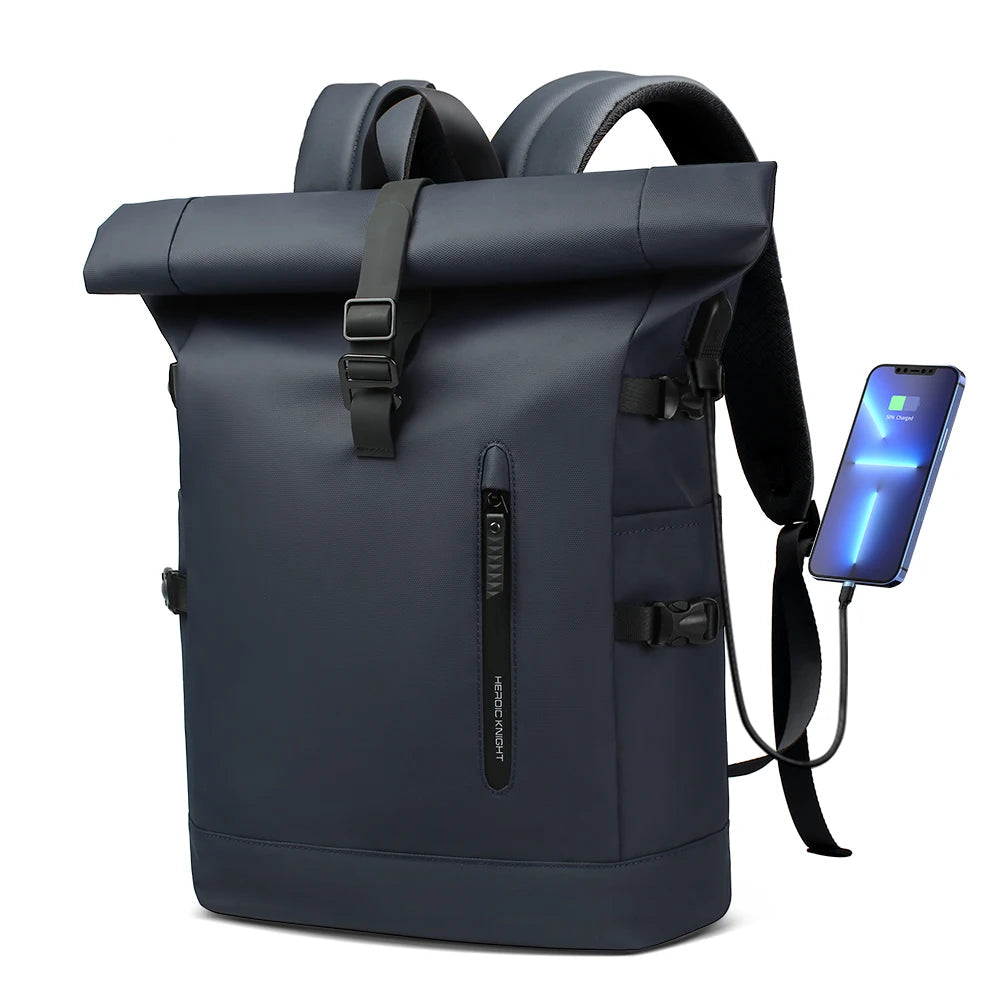 AltaRidge 25 – Sac de Randonnée Étanche & Minimaliste avec Compartiment Sécurisé pour PC/Tablette et Design Rolltop Antichoc