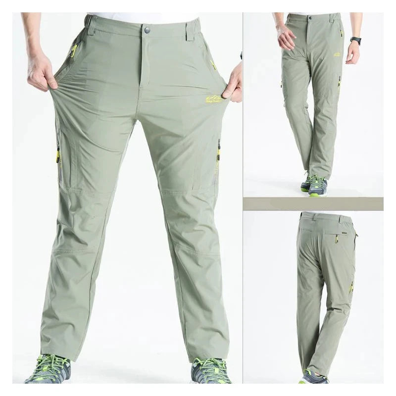TrailZip – Pantalon Randonnée Homme Léger & Résistant Style Militaire
