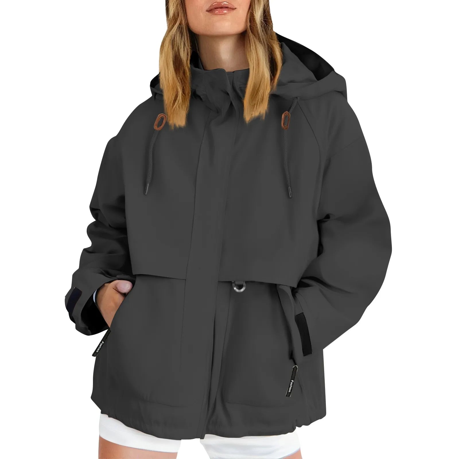 BreezeShell – Veste Randonnée Femme Imperméable & Coupe-Vent | Style Casual Outdoor