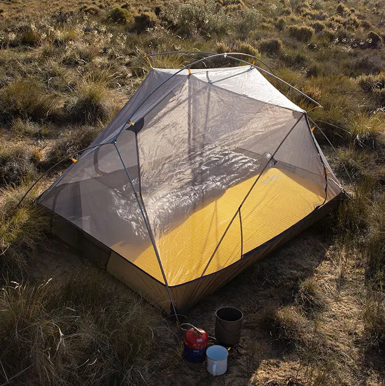 TRAILNEST Mongar UL 2 – Tente Randonnée Ultralégère 2P/1P, Étanchéité Renforcée & Structure Alpine