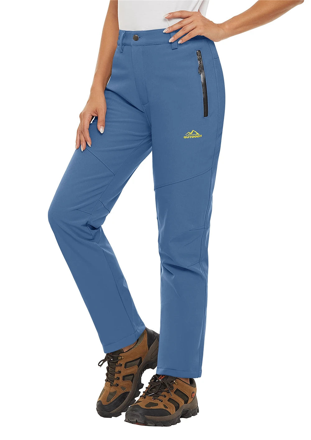 Storm Pants – Pantalon Randonnée Femme Softshell Chaud, Déperlant & Multi-Poches
