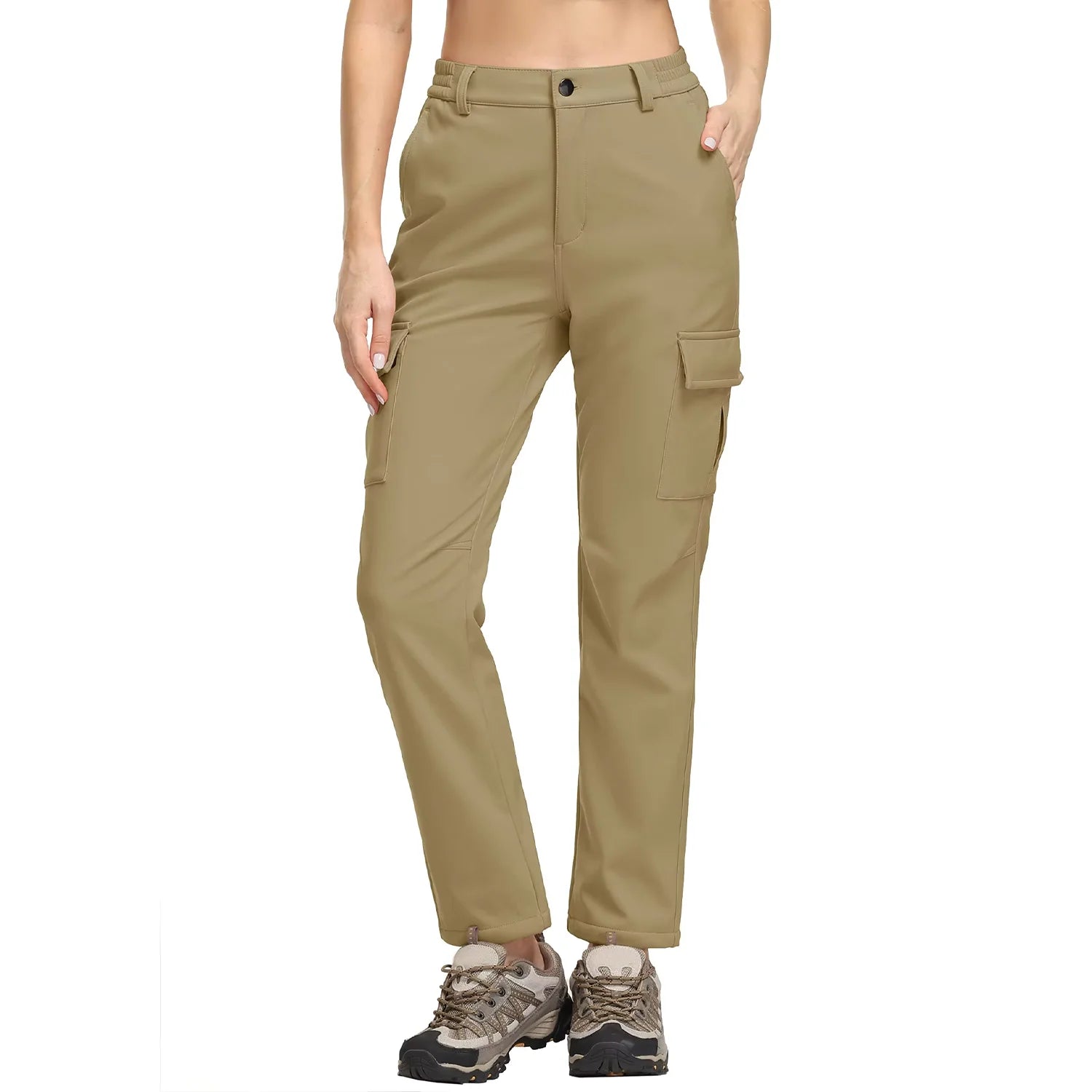 Cargo Pants – Pantalon Randonnée Femme Hiver Cargo, Chaud, Imperméable & Multi-poches