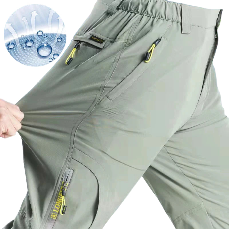 TrailZip – Pantalon Randonnée Homme Léger & Résistant Style Militaire