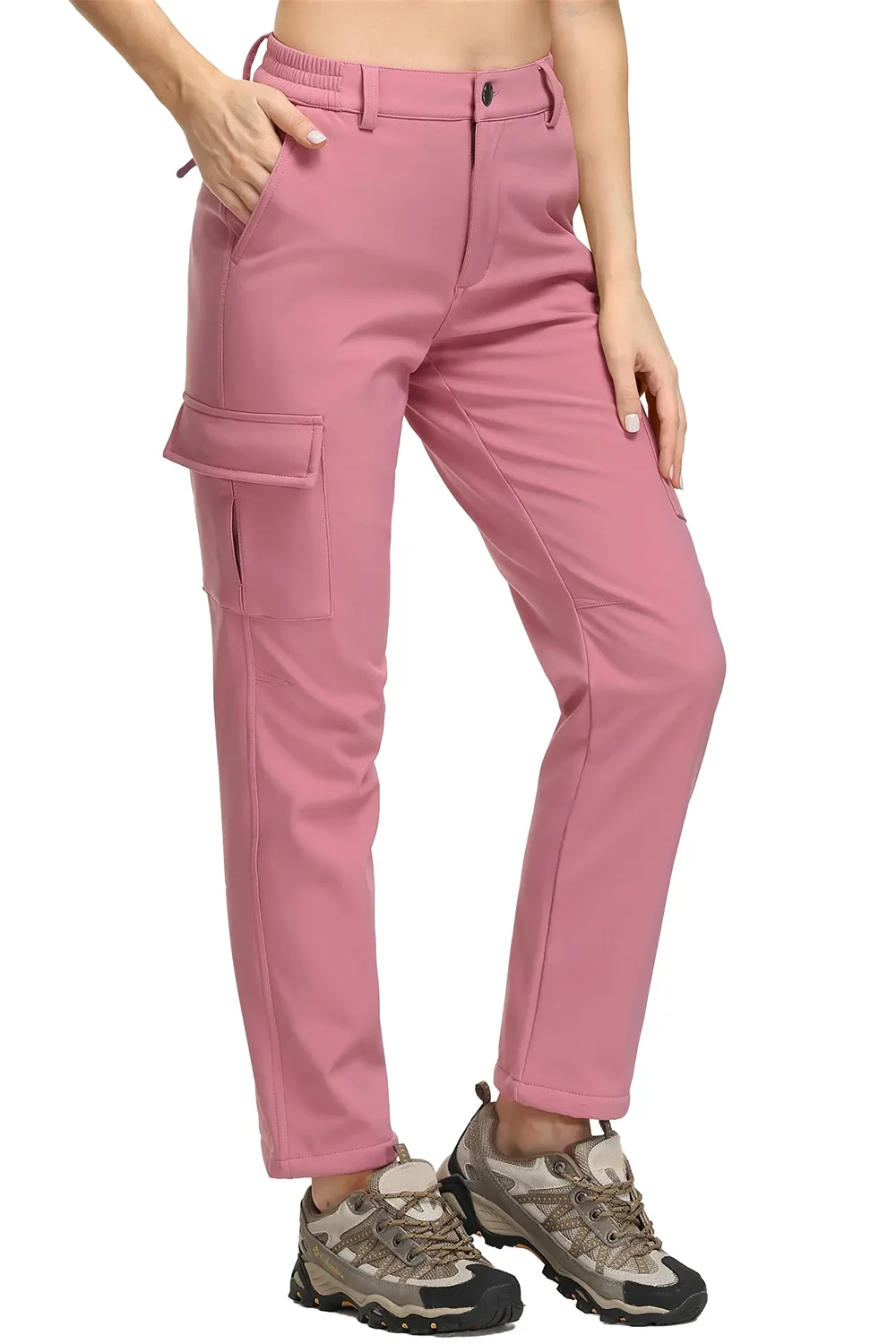 Cargo Pants – Pantalon Randonnée Femme Hiver Cargo, Chaud, Imperméable & Multi-poches