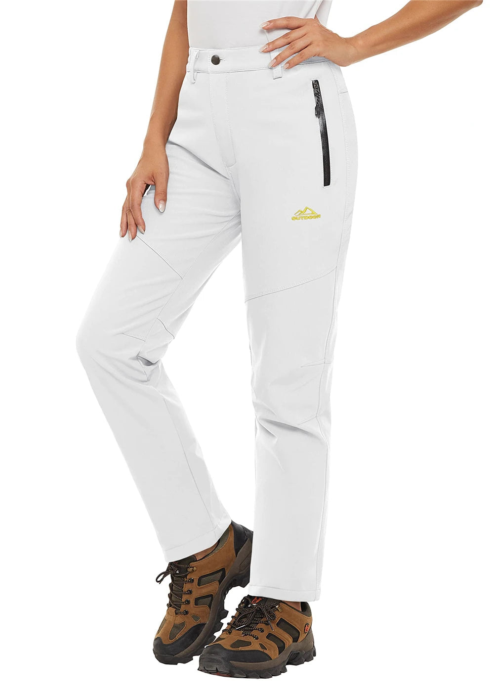 Storm Pants – Pantalon Randonnée Femme Softshell Chaud, Déperlant & Multi-Poches