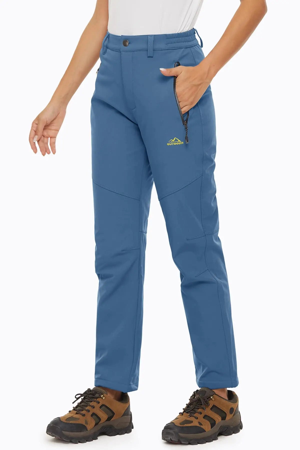 Storm Pants – Pantalon Randonnée Femme Softshell Chaud, Déperlant & Multi-Poches