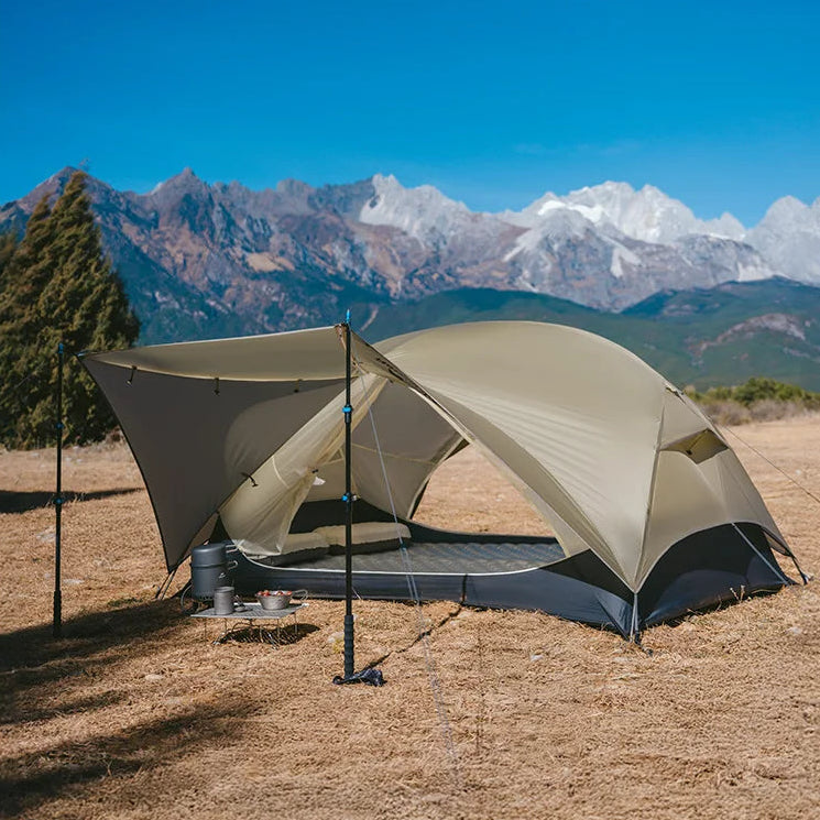 TRAILNEST Mongar UL 2 – Tente Randonnée Ultralégère 2P/1P, Étanchéité Renforcée & Structure Alpine