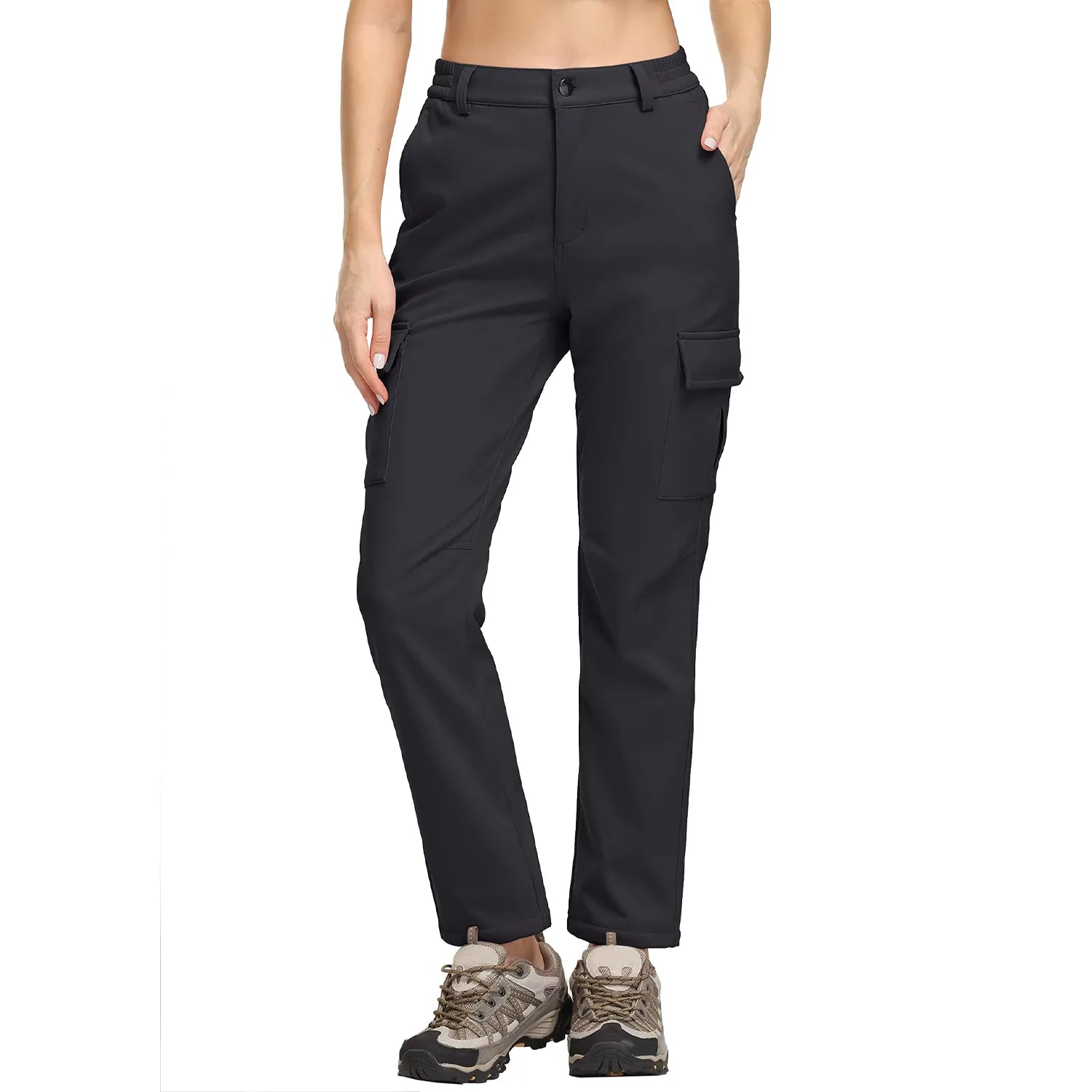 Cargo Pants – Pantalon Randonnée Femme Hiver Cargo, Chaud, Imperméable & Multi-poches