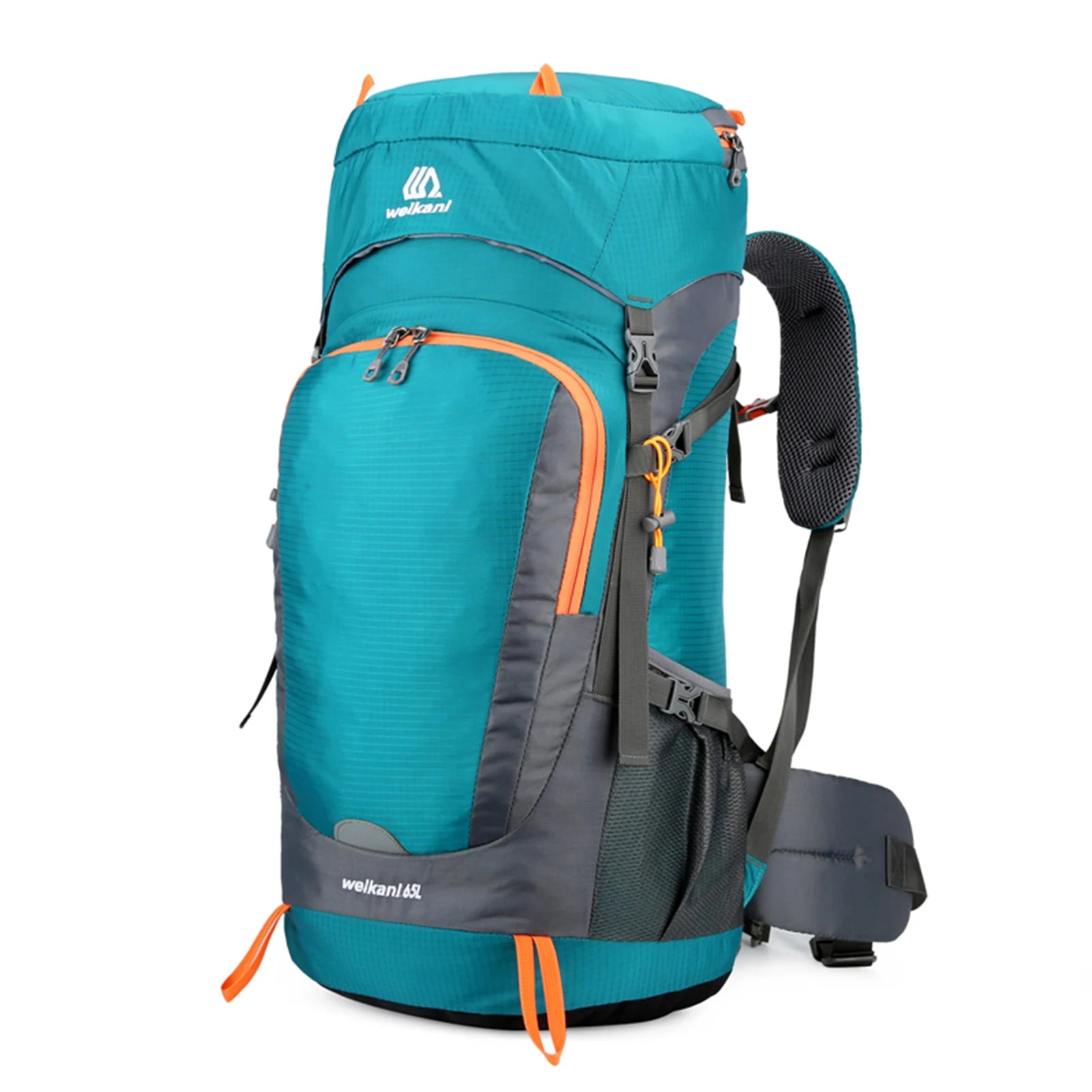 PeakTrail 65 – Sac de Randonnée Étanche 65L avec Housse de Pluie Intégrée