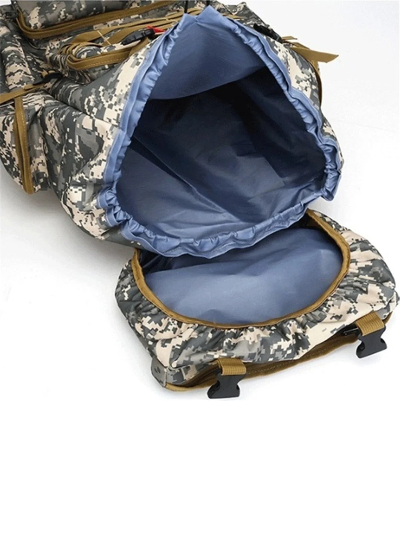 TrekForce 80/100 – Sac de Randonnée Tactique 80 à 100L Ultra Résistant avec Dos Ergonomique & Organisation Militaire