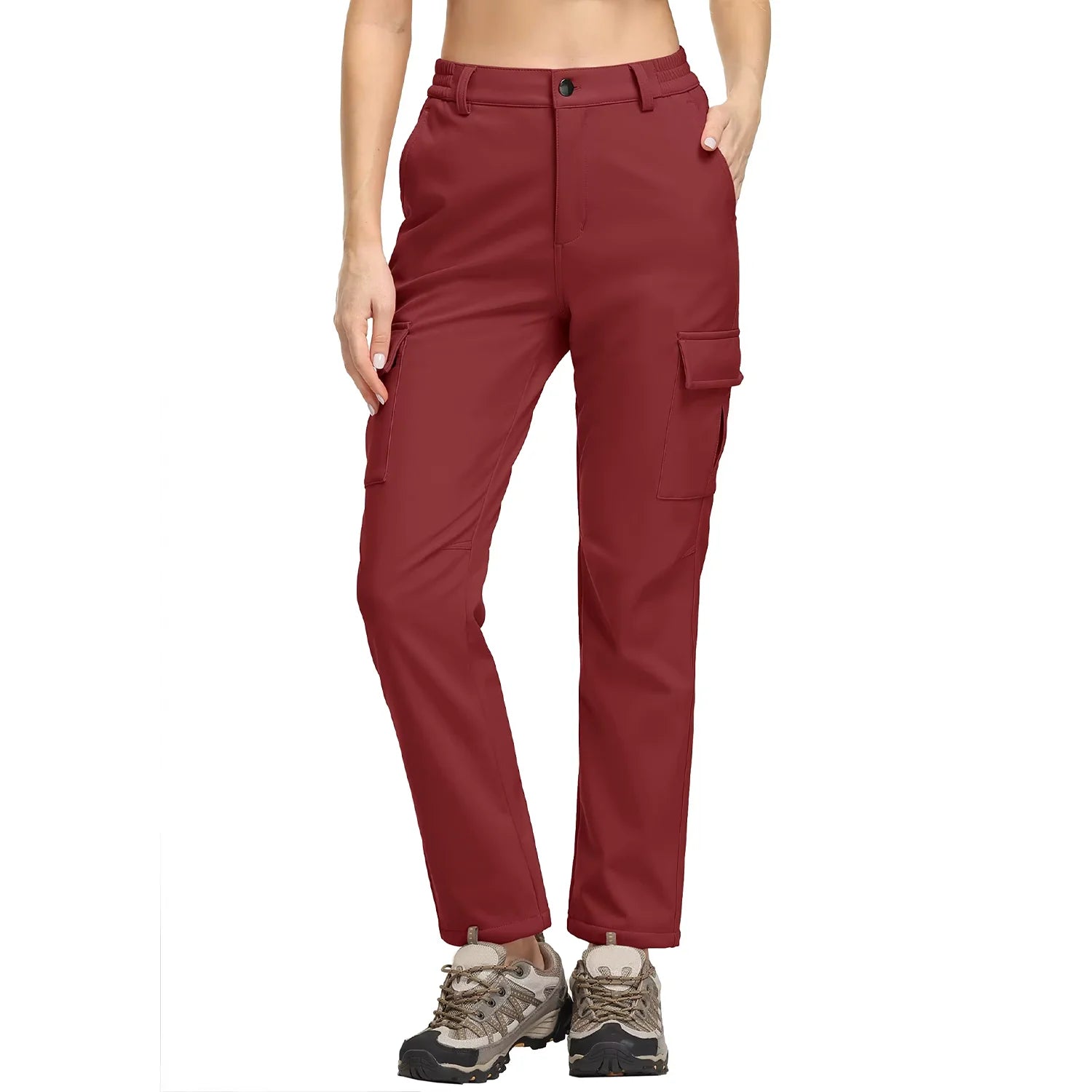 Cargo Pants – Pantalon Randonnée Femme Hiver Cargo, Chaud, Imperméable & Multi-poches