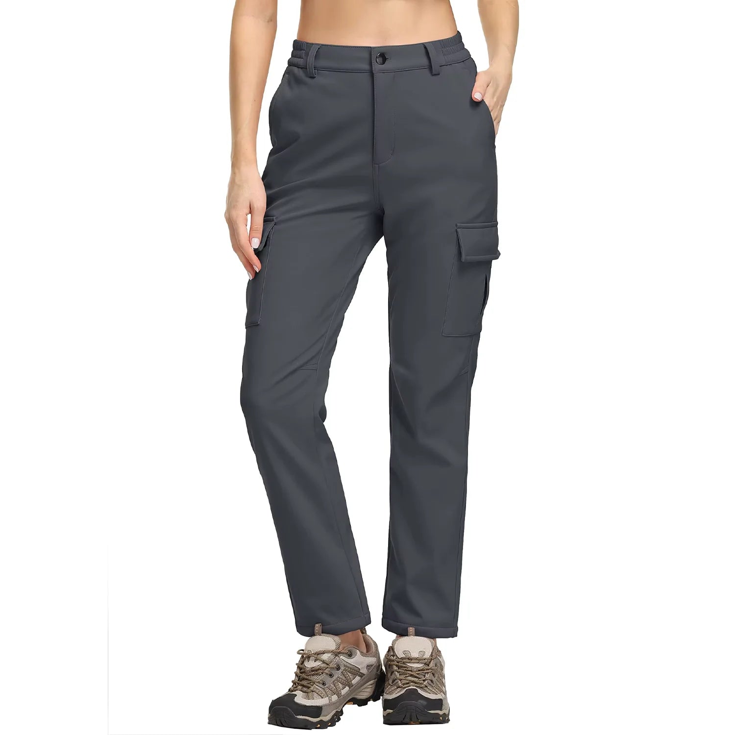 Cargo Pants – Pantalon Randonnée Femme Hiver Cargo, Chaud, Imperméable & Multi-poches