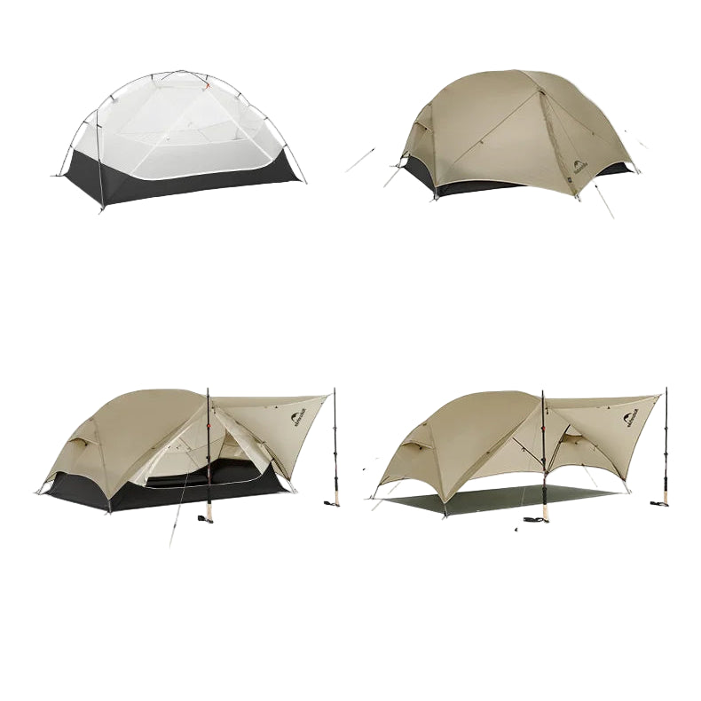 TRAILNEST Mongar UL 2 – Tente Randonnée Ultralégère 2P/1P, Étanchéité Renforcée & Structure Alpine