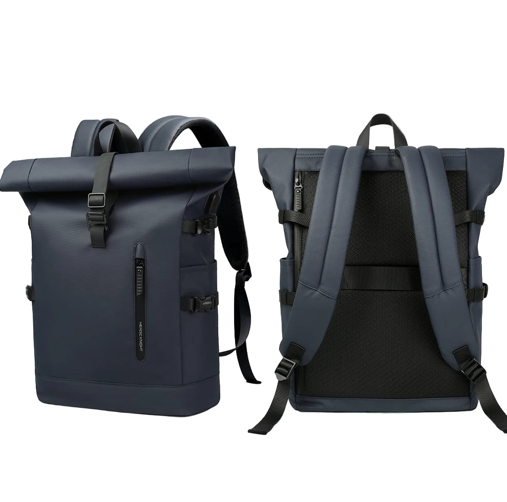 AltaRidge 25 – Sac de Randonnée Étanche & Minimaliste avec Compartiment Sécurisé pour PC/Tablette et Design Rolltop Antichoc