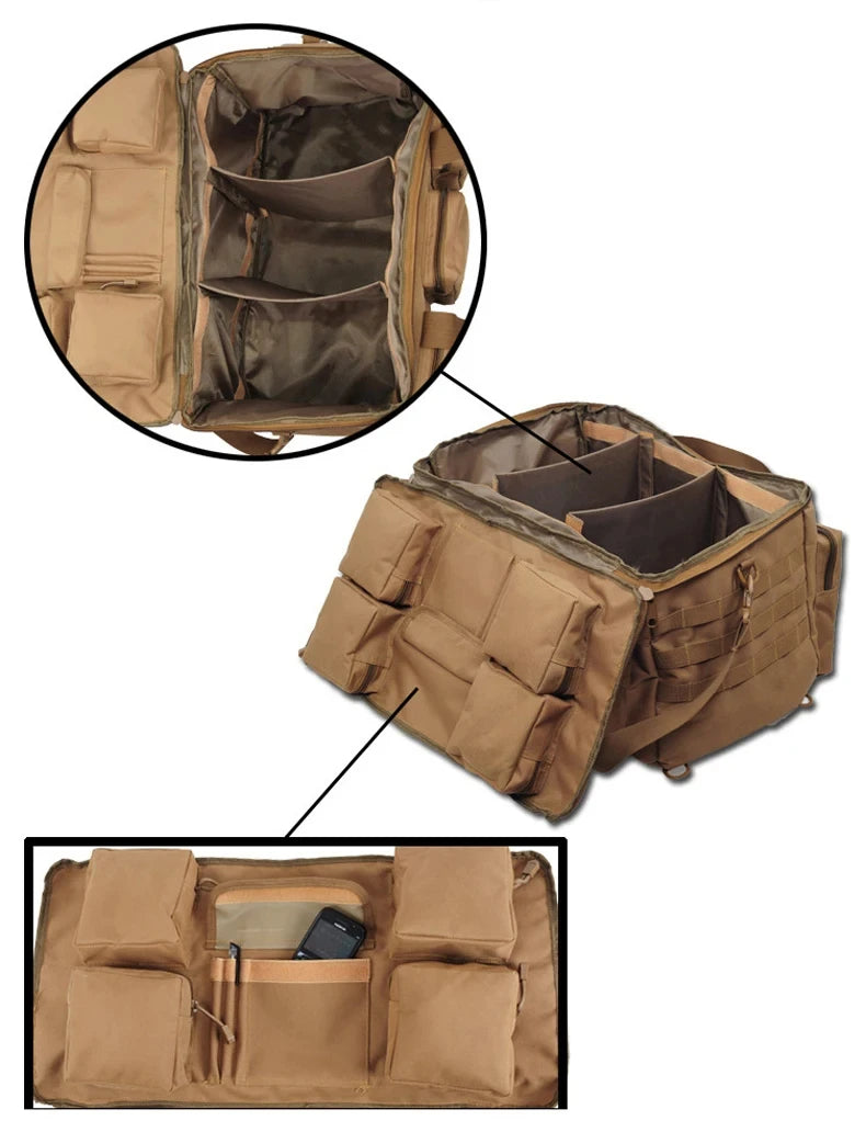 TrekForce 50 – Sac de Randonnée 50L Robuste et Étanche