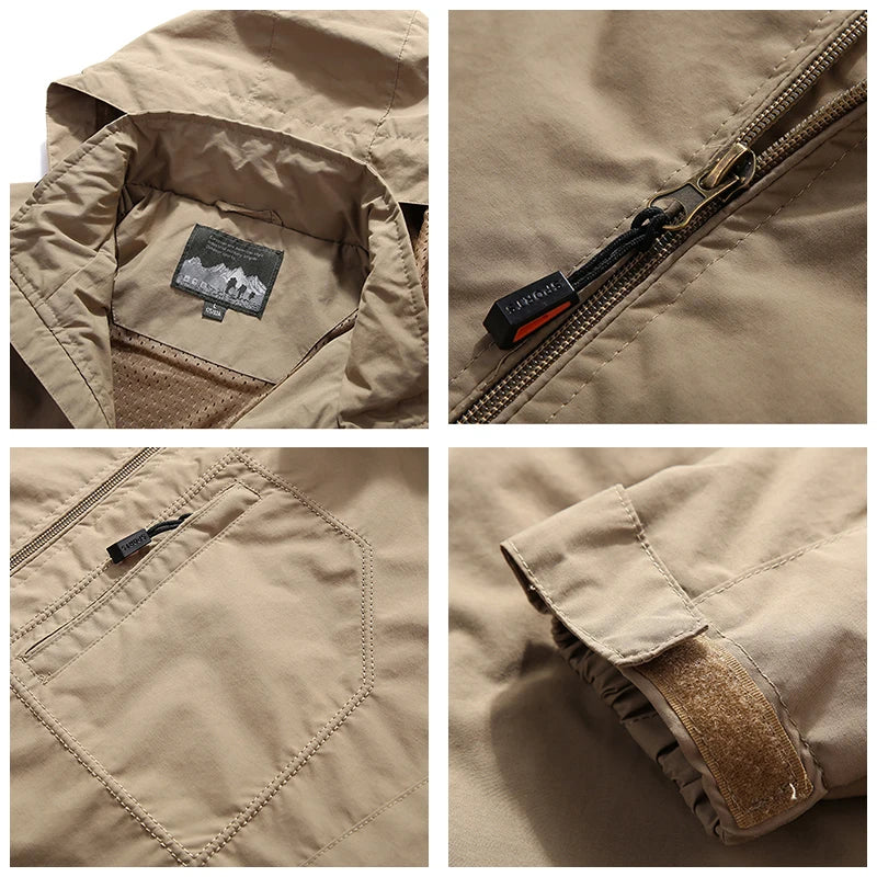 StormEdge – Veste Randonnée Homme Étanche & Respirante à Capuche Amovible