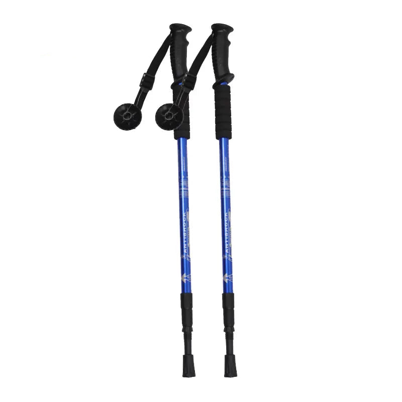 TrekPulse – Bâton de Randonnée avec Amortisseur Dynamique Léger & Anti-Fatigue