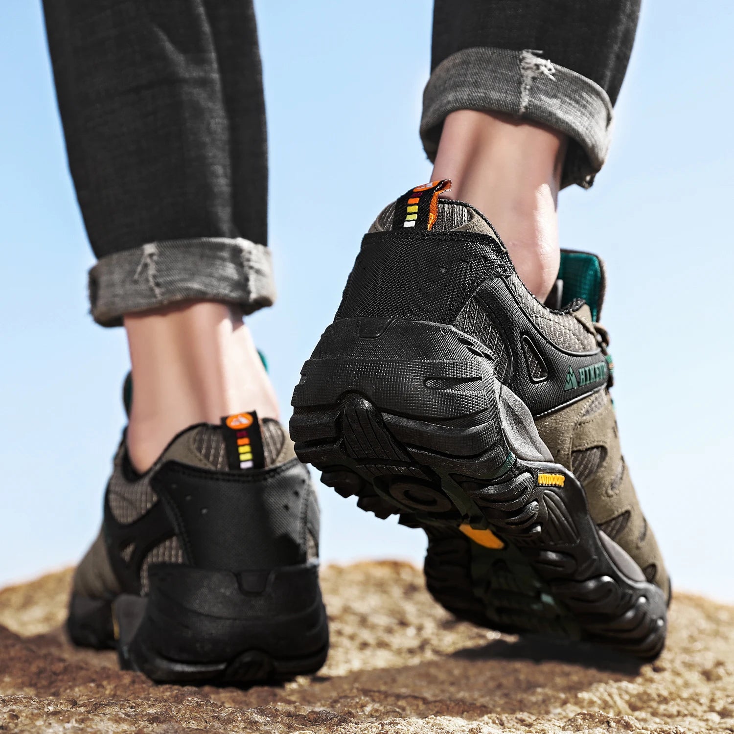 HikeRidge – Chaussure Randonnée Homme Résistantes, Respirantes & Antidérapantes