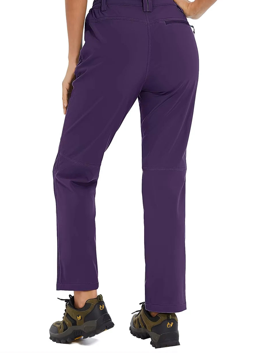 Storm Pants – Pantalon Randonnée Femme Softshell Chaud, Déperlant & Multi-Poches