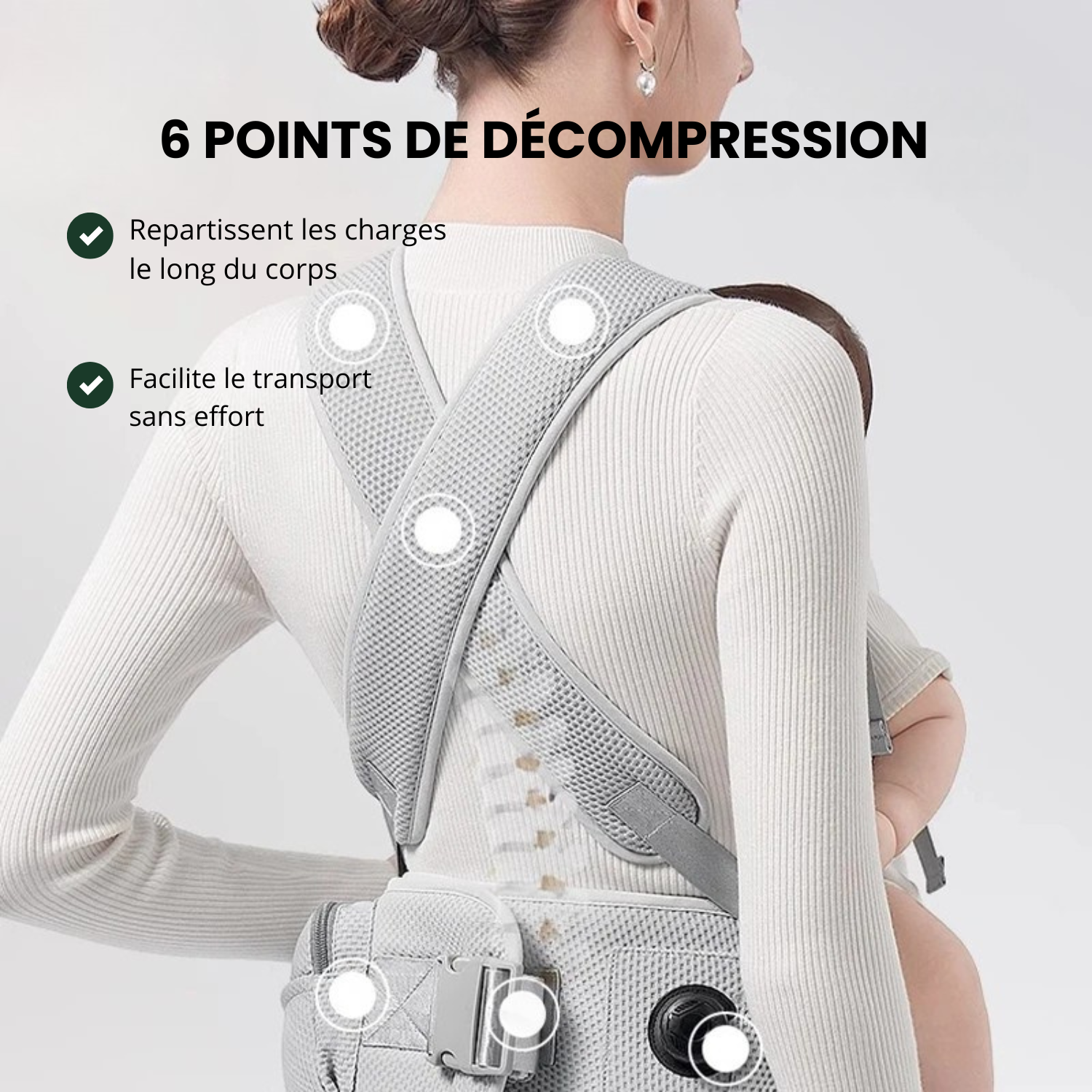 ÉpureMotion 3.0 – Porte Bébé Randonnée Ergonomique – Confort, maintien et liberté de mouvement (0 à 36 mois)